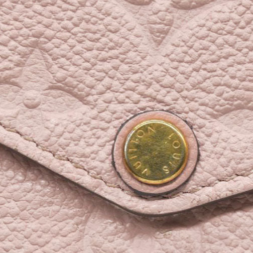 $1720 Louis Vuitton LV Monogram Pochette Félicie Pink