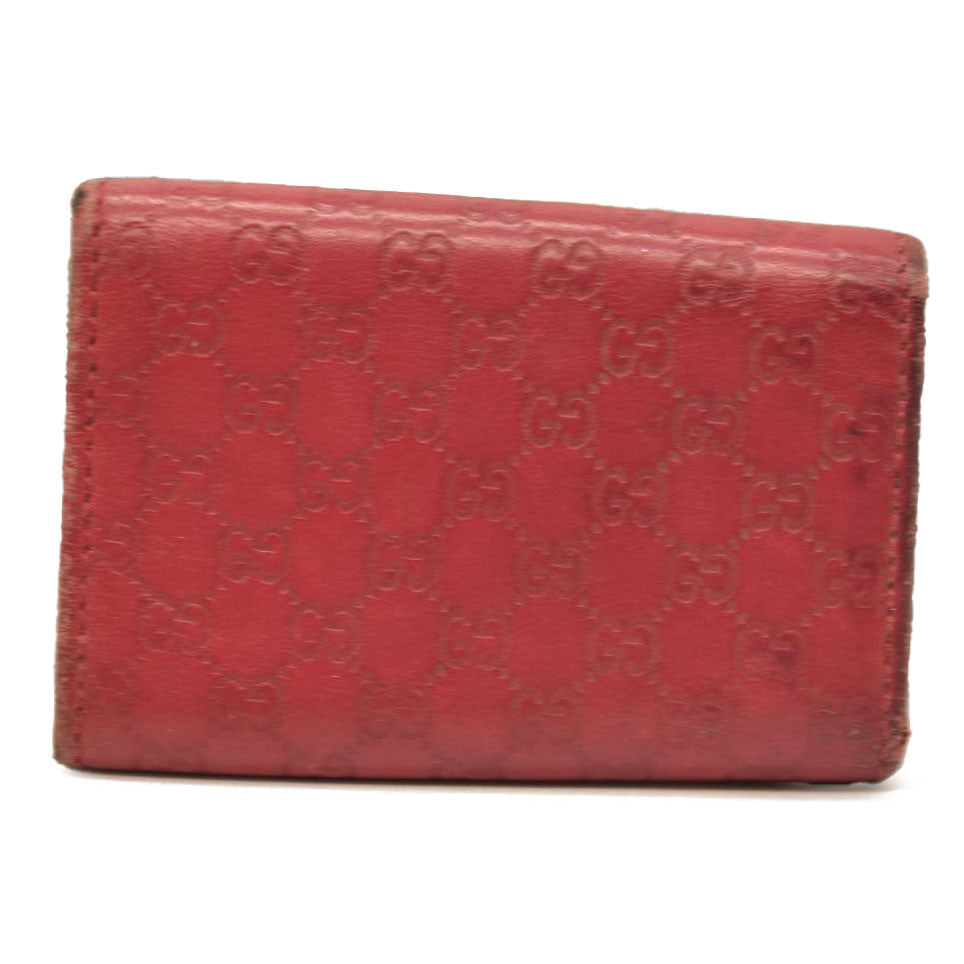 Gucci  Guccissima 6 Key Holder Case Pink