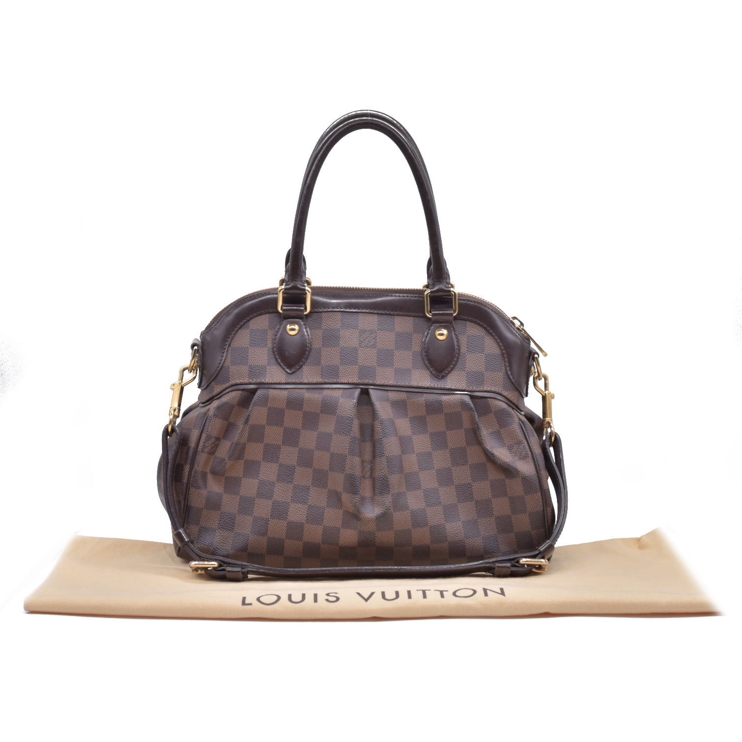 $2390 2012 Louis Vuitton Damier Ebene Trevi PM