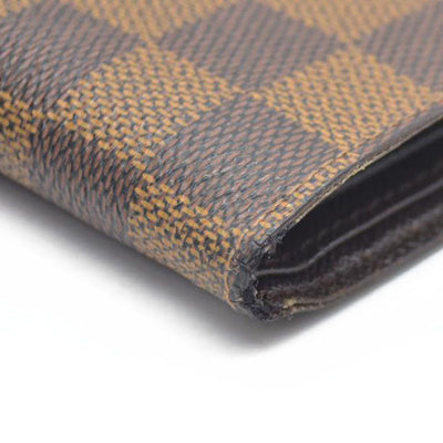 AUCTION $545 Louis Vuitton Damier Ebene Multiple Wallet