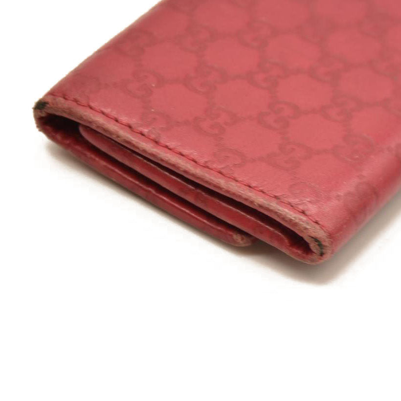 Gucci  Guccissima 6 Key Holder Case Pink