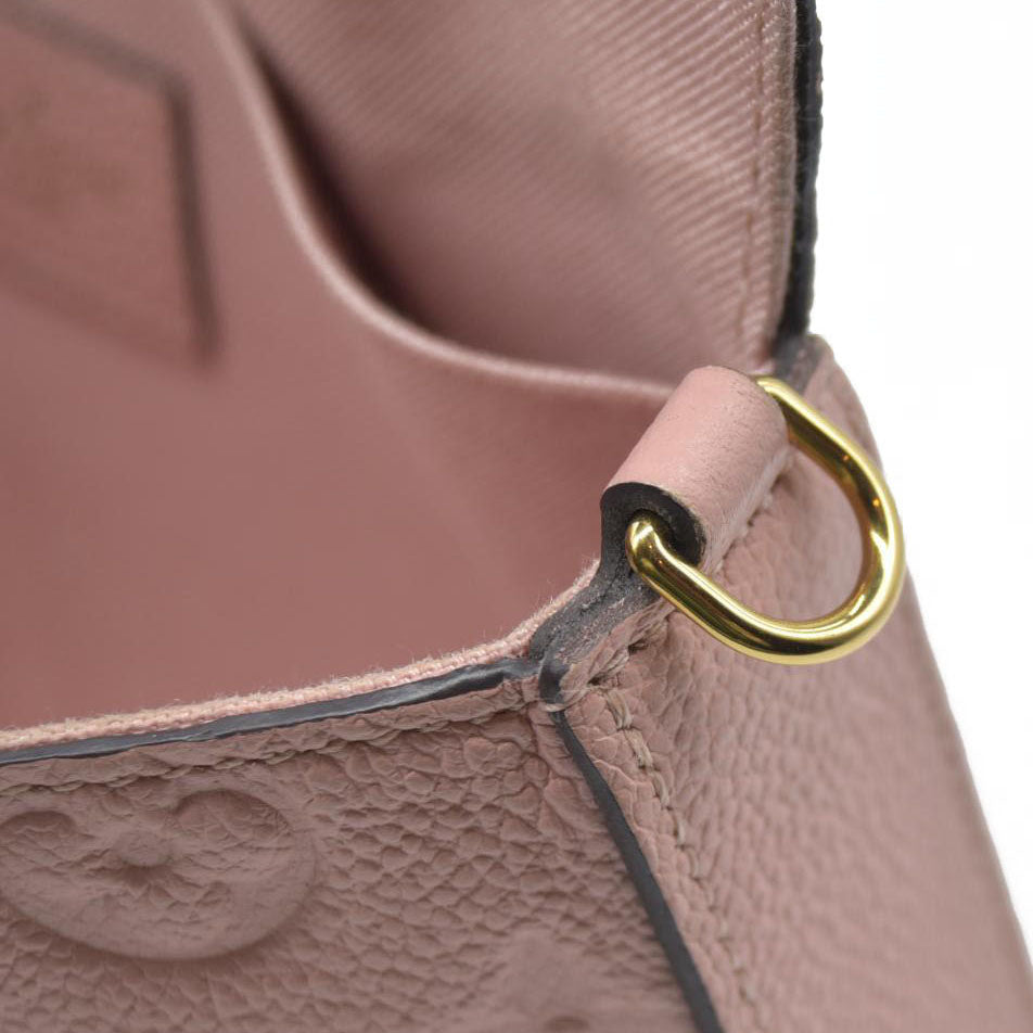 $1720 Louis Vuitton LV Monogram Pochette Félicie Pink