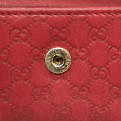 Gucci  Guccissima 6 Key Holder Case Pink