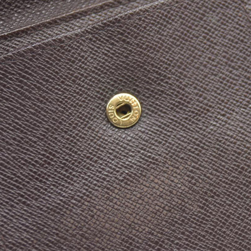 AUCTION $545 Louis Vuitton Damier Ebene Multiple Wallet