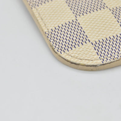 $600 Louis Vuitton Damier Azur Neverfull MM GM Pochette Rose Ballerine RFID