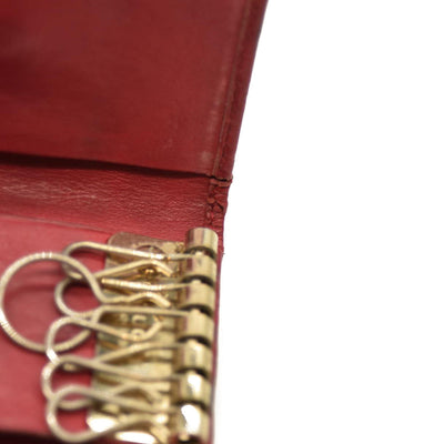 Gucci  Guccissima 6 Key Holder Case Pink