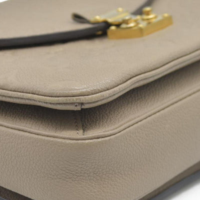 $3000 Louis Vuitton Pochette Métis Monogram Empreinte Leather Beige