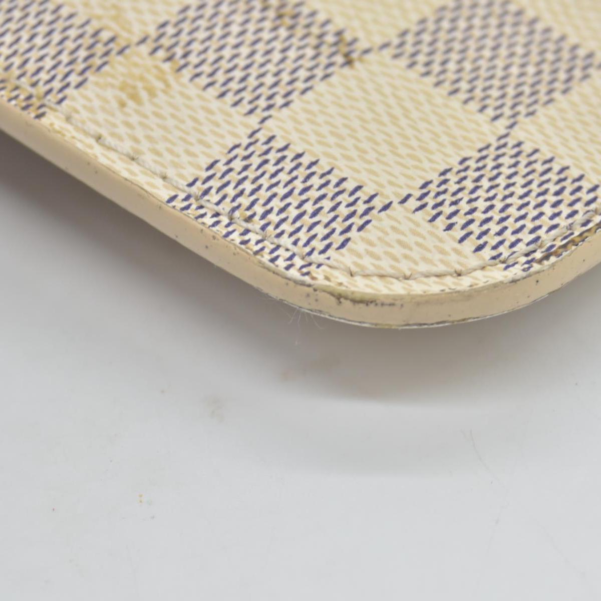 $600 Louis Vuitton Damier Azur Neverfull MM GM Pochette Rose Ballerine RFID
