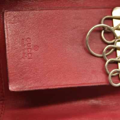 Gucci  Guccissima 6 Key Holder Case Pink