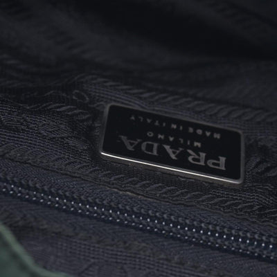 $1450 PRADA Vela Tessuto Nylon Pocket Backpack Army Green CONSIGNMENT 10021350