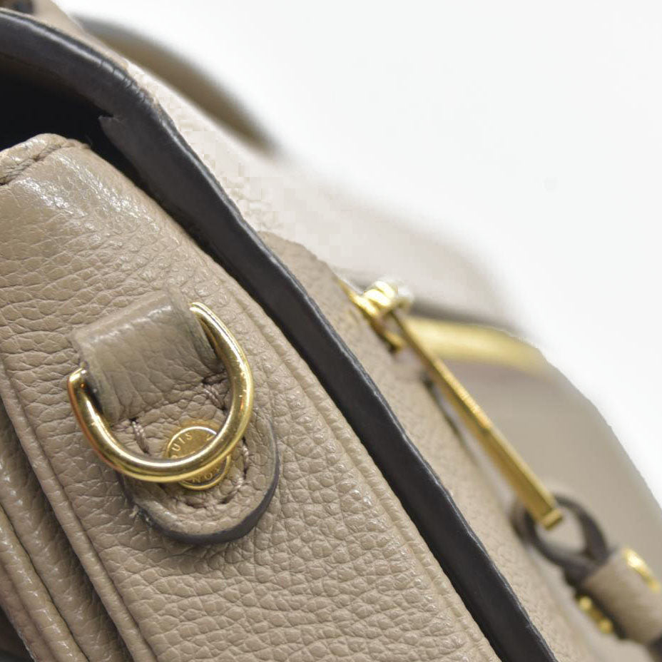 $3000 Louis Vuitton Pochette Métis Monogram Empreinte Leather Beige