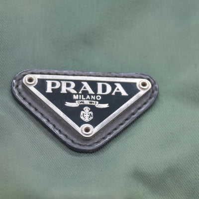 $1450 PRADA Vela Tessuto Nylon Pocket Backpack Army Green CONSIGNMENT 10021350