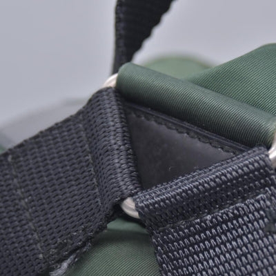$1450 PRADA Vela Tessuto Nylon Pocket Backpack Army Green CONSIGNMENT 10021350