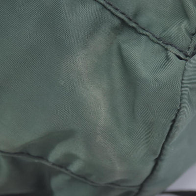 $1450 PRADA Vela Tessuto Nylon Pocket Backpack Army Green CONSIGNMENT 10021350