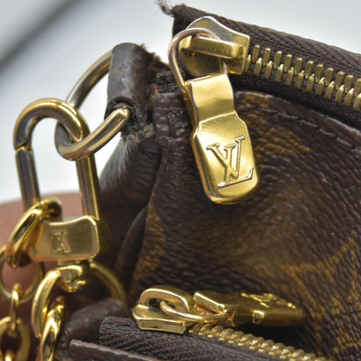 $2840 2020 Louis Vuitton LV Monogram Multi-Pochette Accessories Rose Clair Pink SD2270