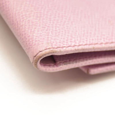 Salvatore Ferragamo Gancini Leather 6 Ring Key Case Pink