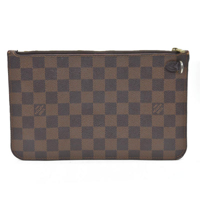 Louis Vuitton  Damier Ebene Neverfull MM GM Pochette (no strap)
