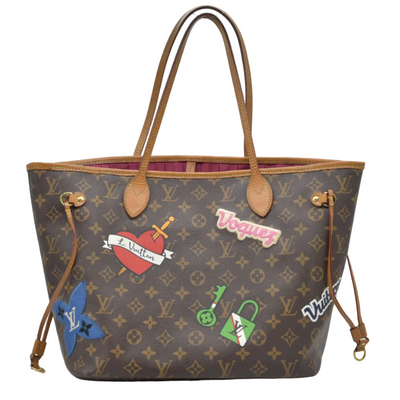 $2490 Louis Vuitton Monogram Travel Stickers Neverfull MM 2018 AR3168