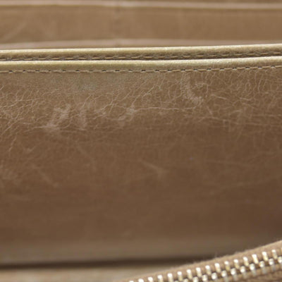 Miu Miu Matelasse Zip Around Wallet Cammeo CONSIGNMENT