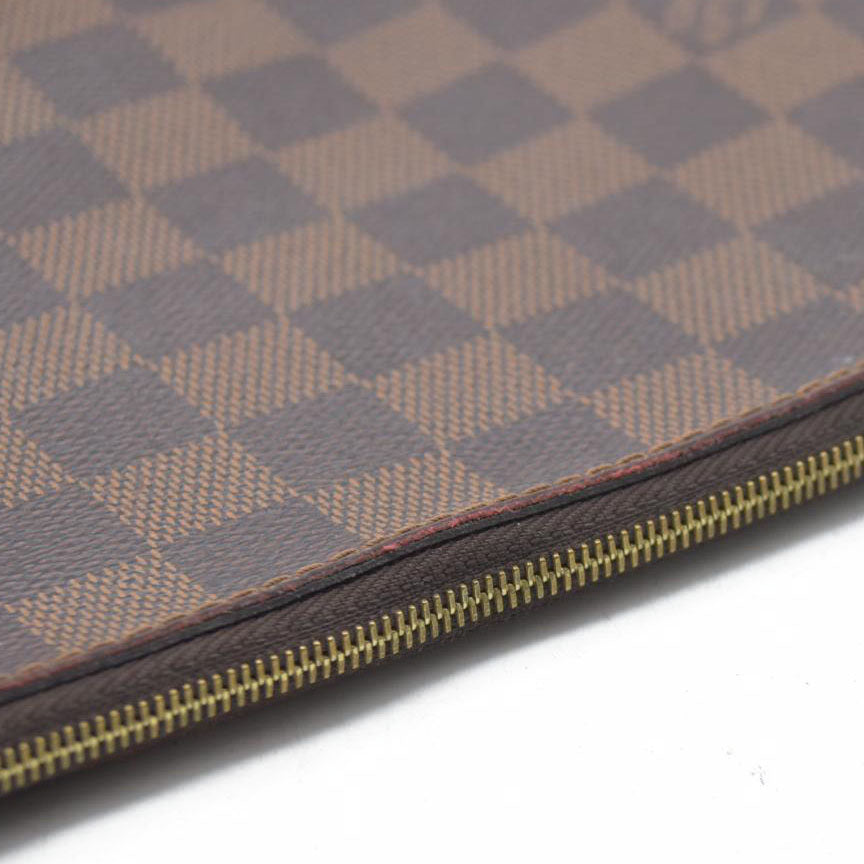 Louis Vuitton  Damier Ebene Neverfull MM GM Pochette (no strap)