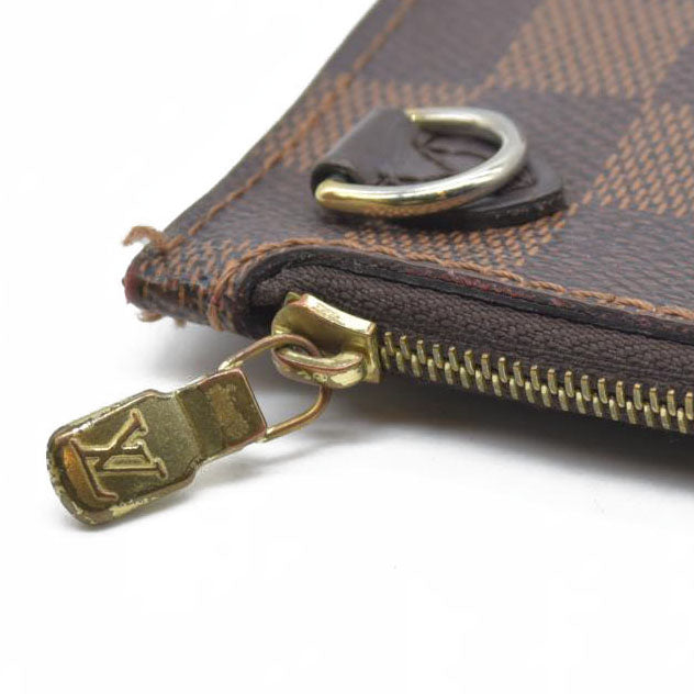Louis Vuitton  Damier Ebene Neverfull MM GM Pochette (no strap)
