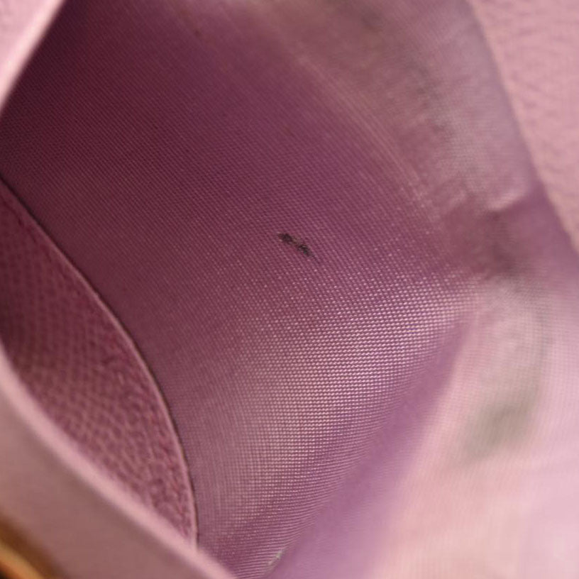 Salvatore Ferragamo Gancini Leather 6 Ring Key Case Pink