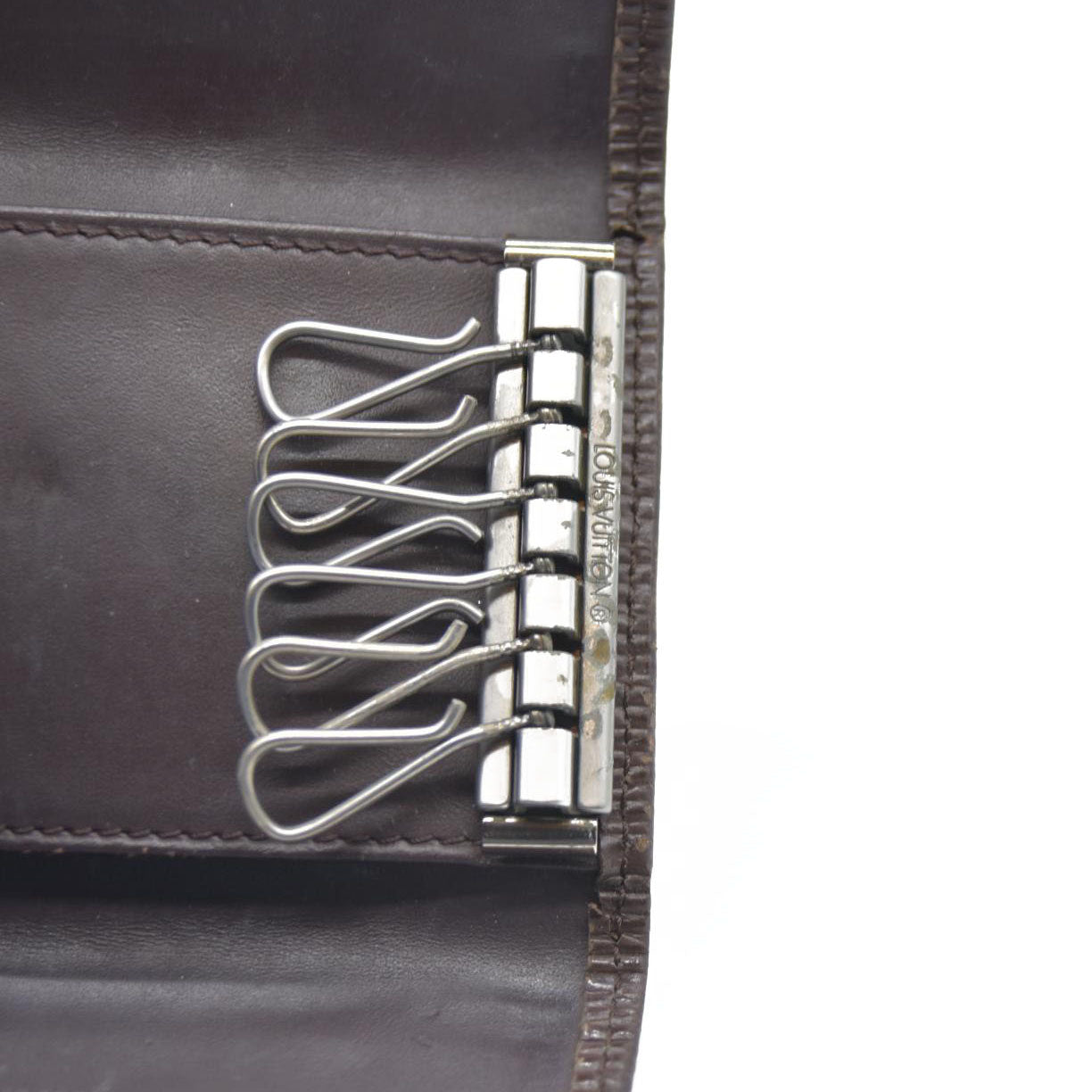 AUCTION $415 Louis Vuitton  Epi Multicles 6 Key Holder Cassis