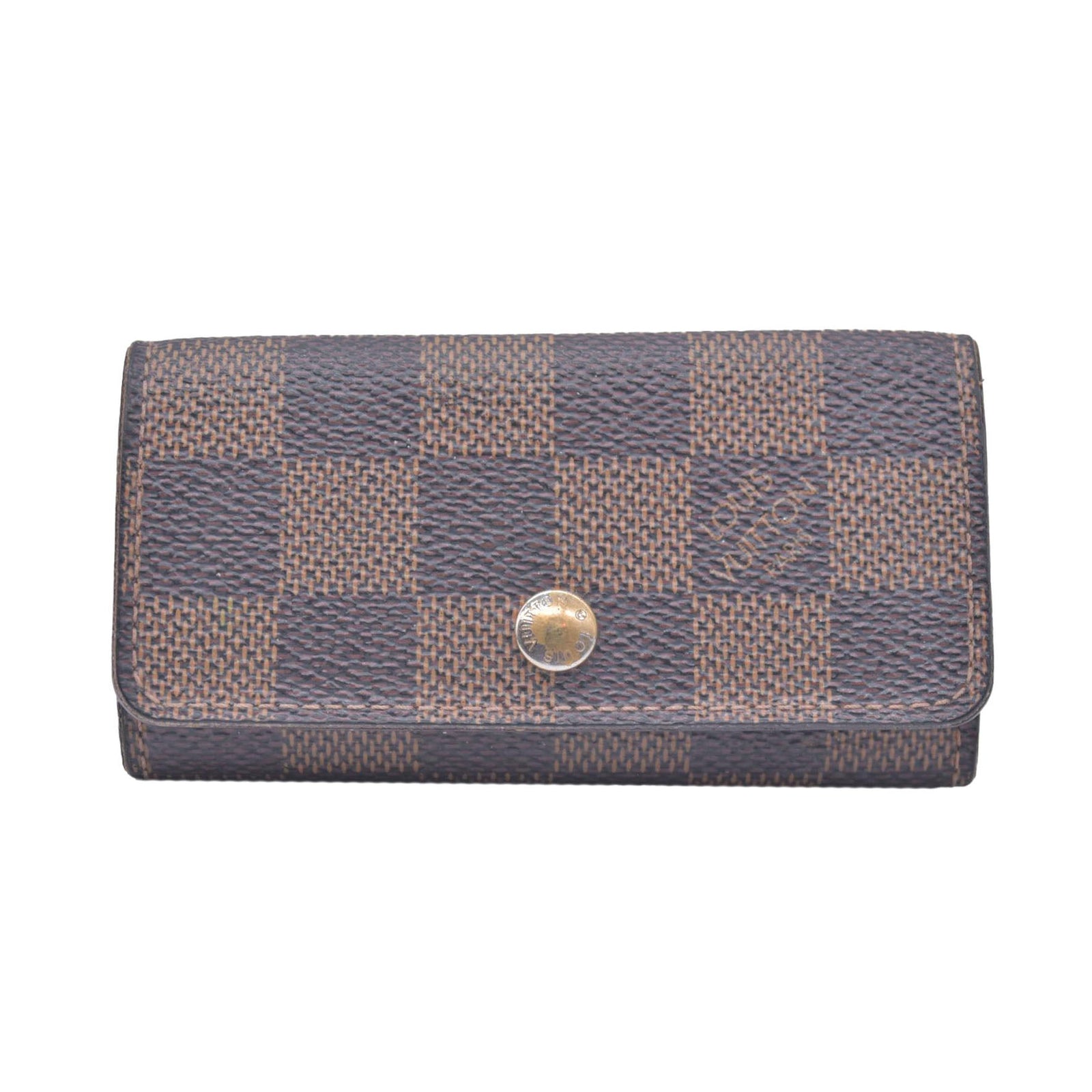 $345 2007 Louis Vuitton Damier Ebene Key Holder FL4007 CONSIGNMENT