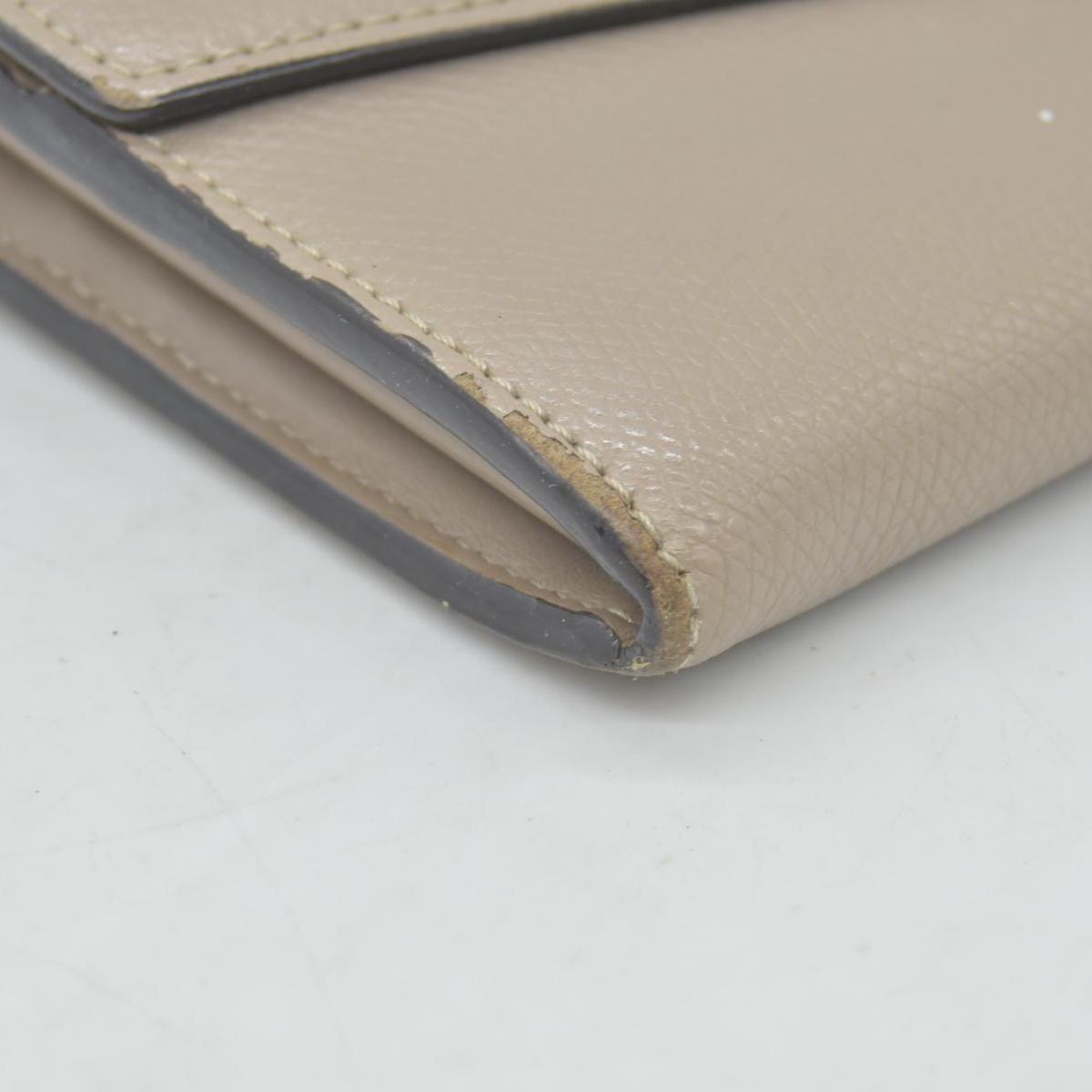 Fendi Fendi Taupe Leather F is Fendi Continental Wallet CONSIGNMENT