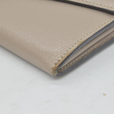 Fendi Fendi Taupe Leather F is Fendi Continental Wallet CONSIGNMENT