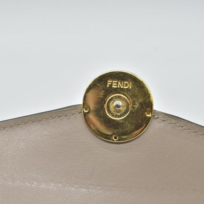 Fendi Fendi Taupe Leather F is Fendi Continental Wallet CONSIGNMENT
