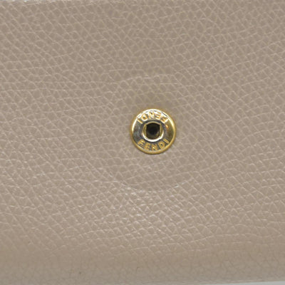 Fendi Fendi Taupe Leather F is Fendi Continental Wallet CONSIGNMENT