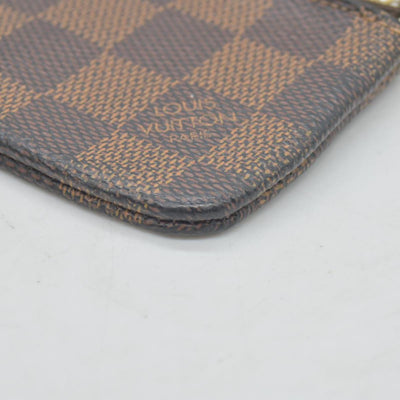$345 Louis Vuitton Damier Ebene Key Pouch CONSIGNMENT