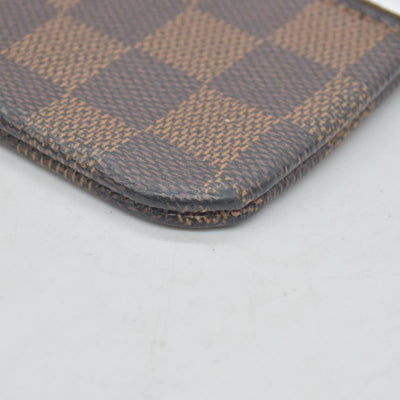 $345 Louis Vuitton Damier Ebene Key Pouch CONSIGNMENT