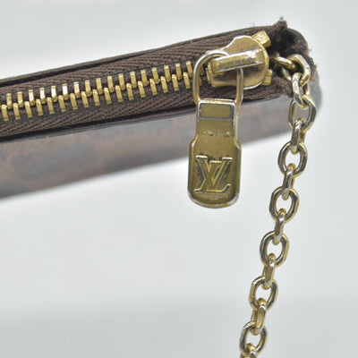 $345 Louis Vuitton Damier Ebene Key Pouch CONSIGNMENT
