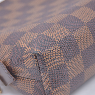 $850 2011 Louis Vuitton Damier Ebene Pochette Cosmetic GM Pouch Bag CA4181