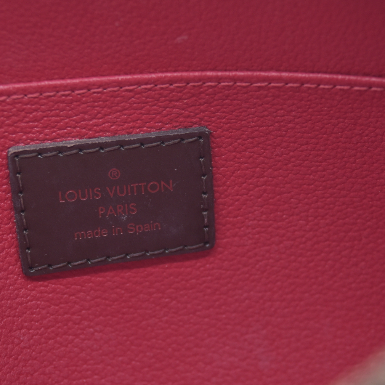 $850 2011 Louis Vuitton Damier Ebene Pochette Cosmetic GM Pouch Bag CA4181
