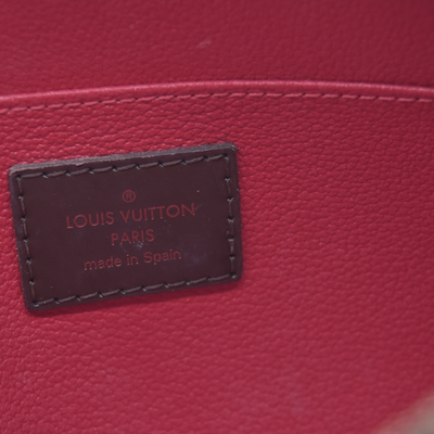 $850 2011 Louis Vuitton Damier Ebene Pochette Cosmetic GM Pouch Bag CA4181