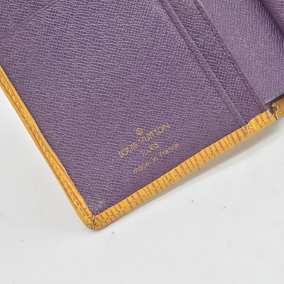 Louis Vuitton Epi Porte Monnaie Billets Viennois Leather Wallet MI1906