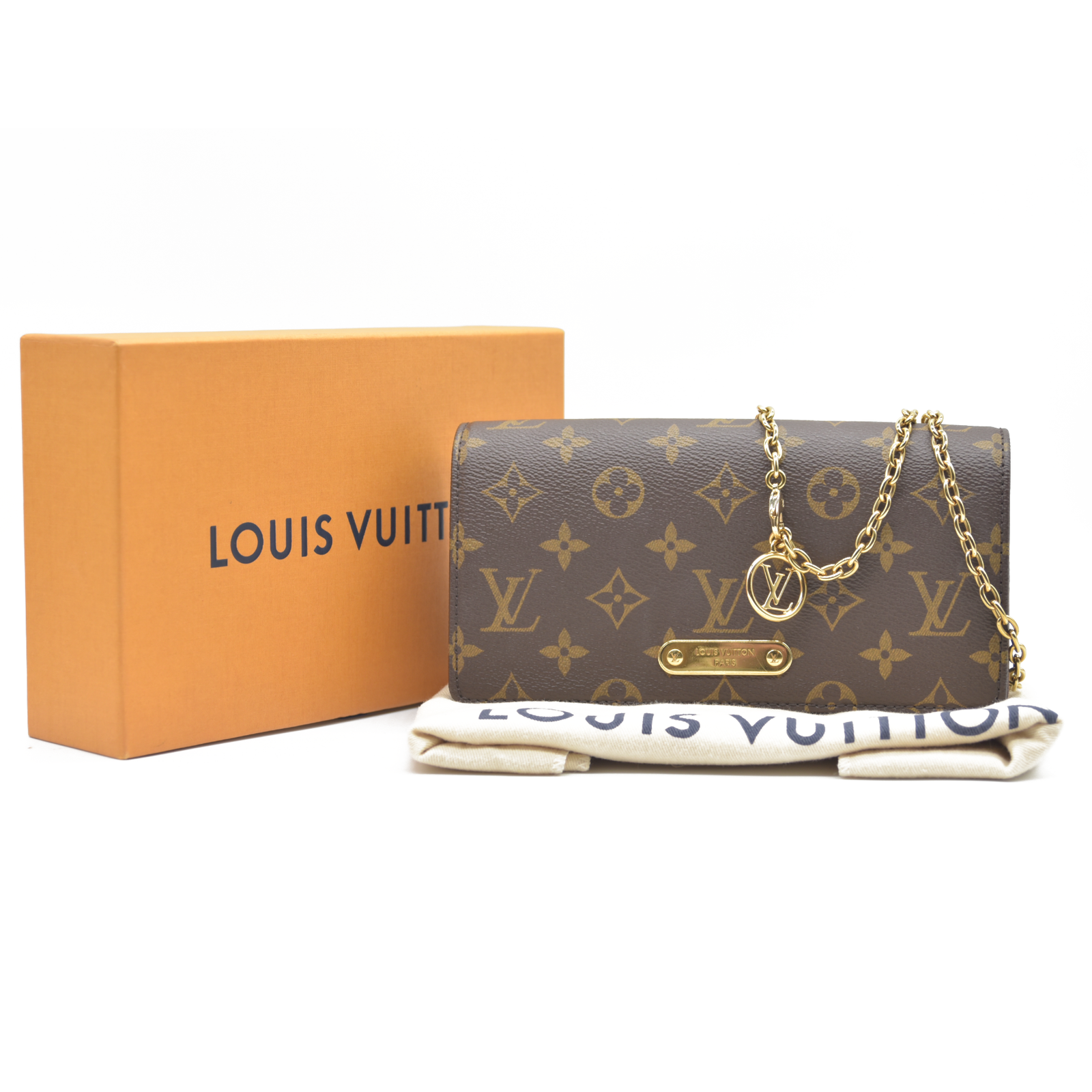 Louis Vuitton  Monogram Lily Wallet On Chain RFID Crossbody