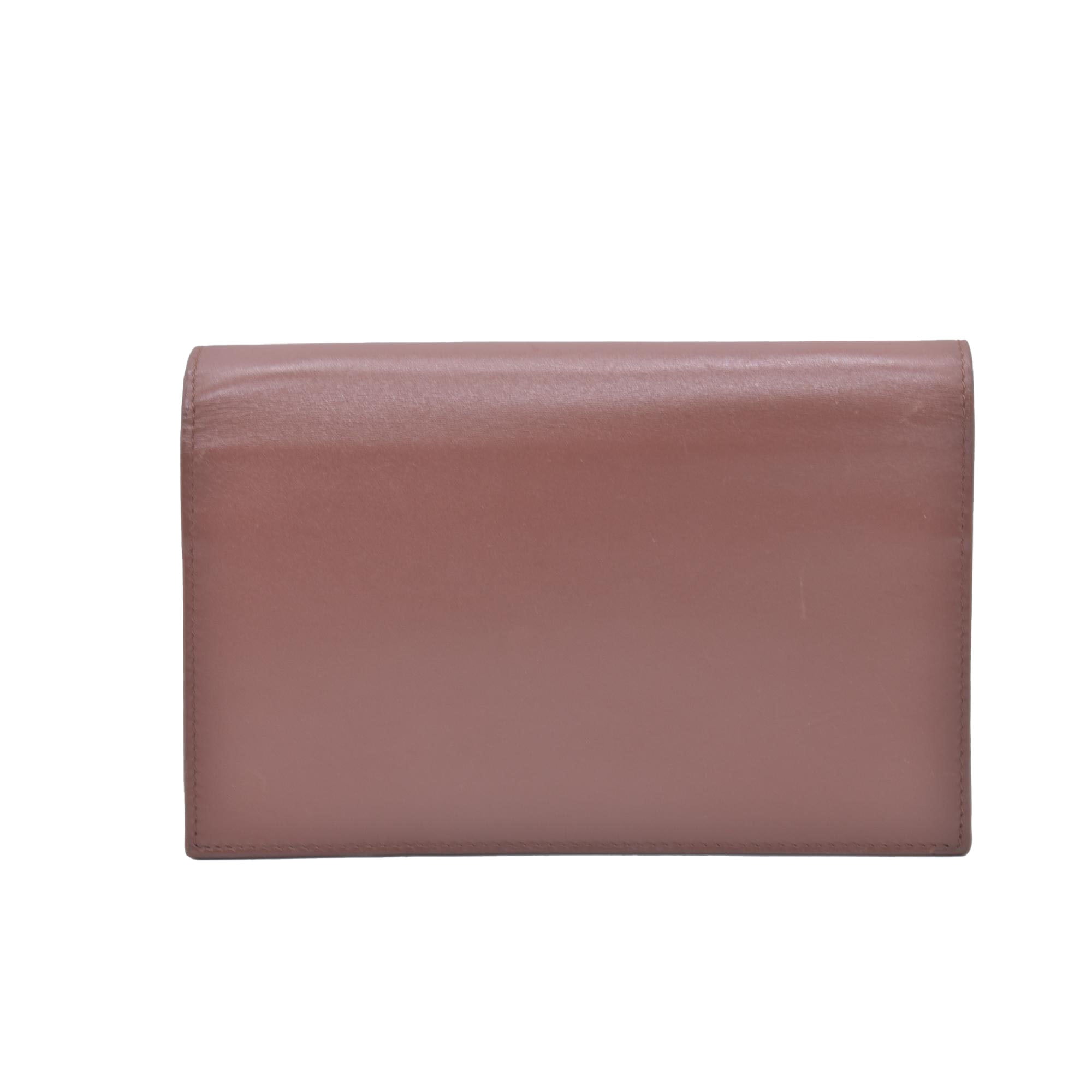 $2100 Saint Laurent  Small Monogram Kate Tassel Bag Brown