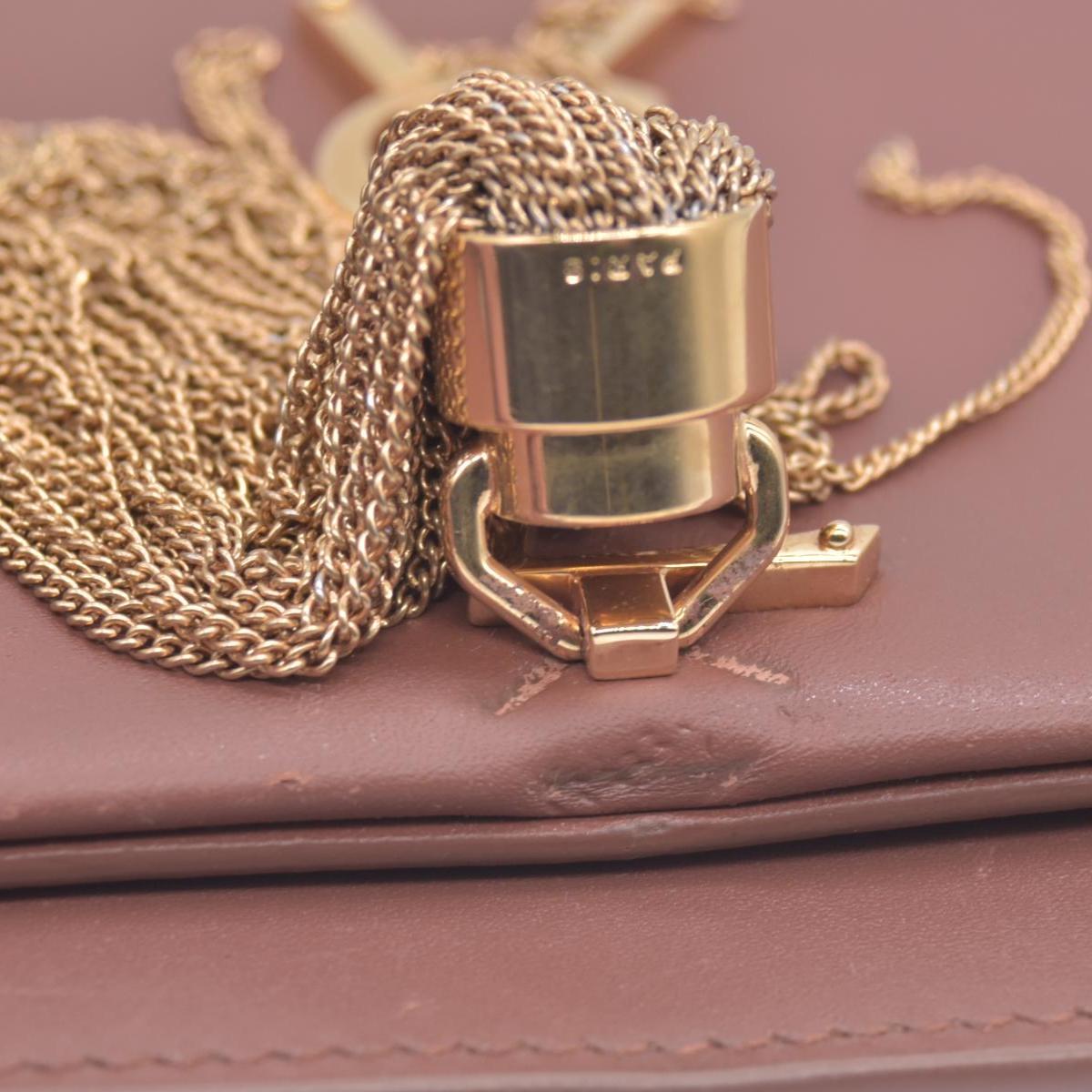 $2100 Saint Laurent  Small Monogram Kate Tassel Bag Brown