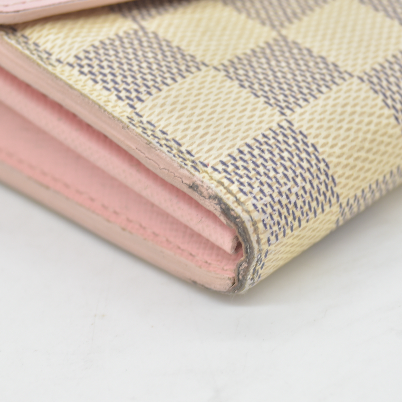 Louis Vuitton Damier Azur Portefeiulle Sarah Long Bifold Wallet MI0169