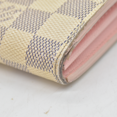 Louis Vuitton Damier Azur Portefeiulle Sarah Long Bifold Wallet MI0169