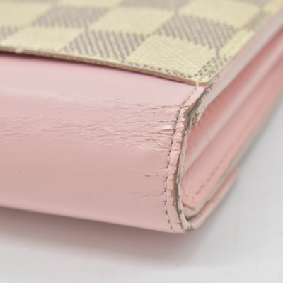Louis Vuitton Damier Azur Portefeiulle Sarah Long Bifold Wallet MI0169
