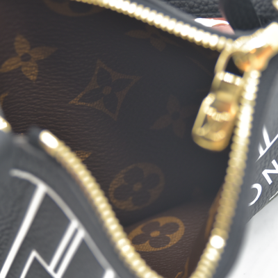 Louis Vuitton  Monogram Neverfull Inside Out Bandouliere BB Black