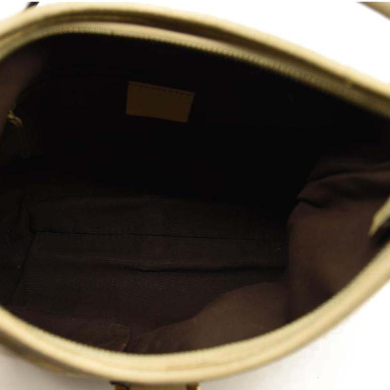 USED GUCCI Monogram Medium Abbey D Ring Hobo Off White