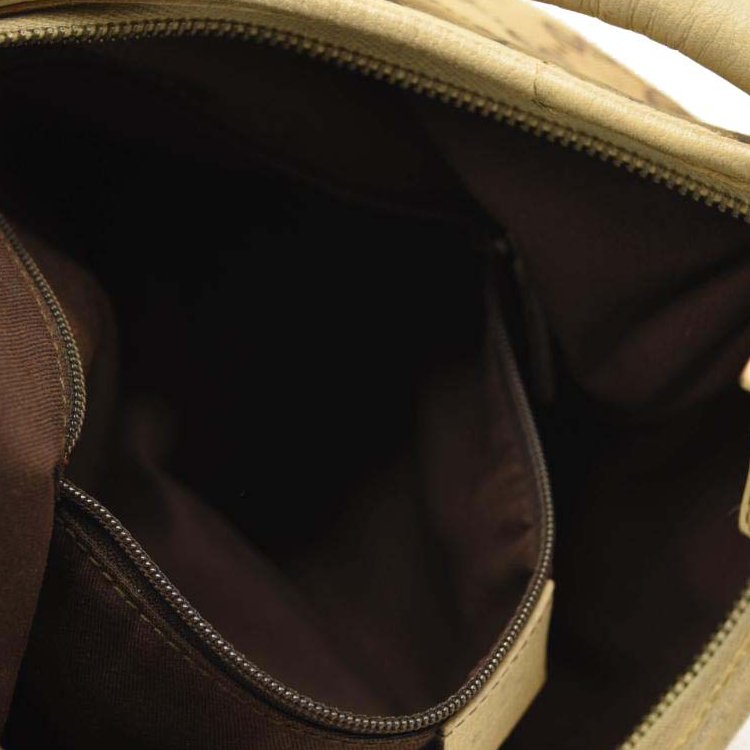 USED GUCCI Monogram Medium Abbey D Ring Hobo Off White