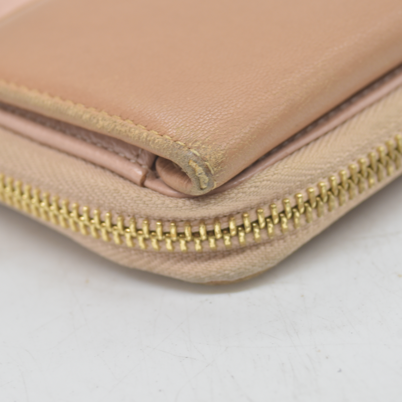 Chloe Indy Leather Zippy Long Wallet Purse Bicolor