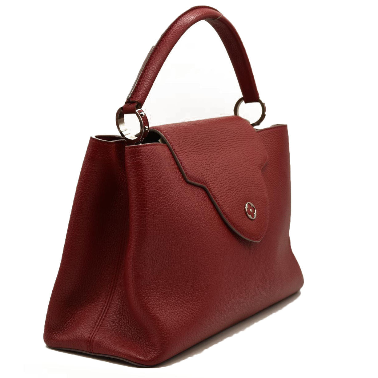 Louis Vuitton  Taurillon Capucines MM Rubis Tote